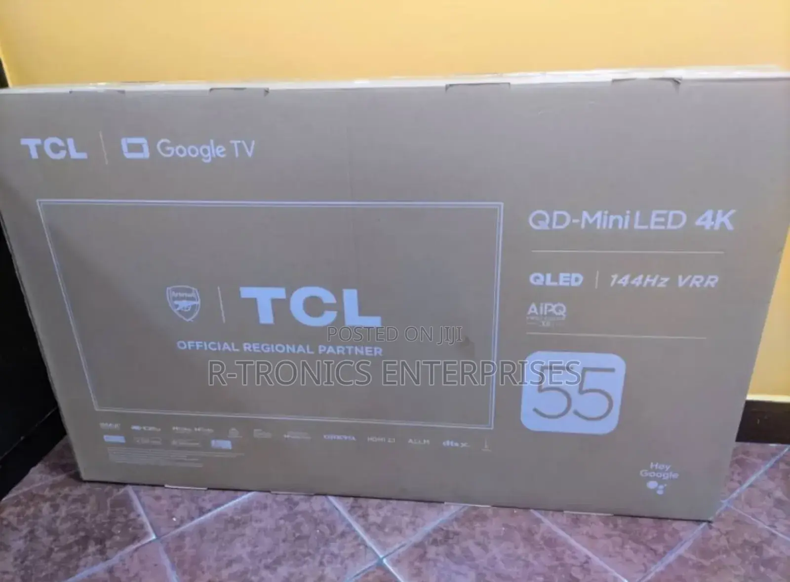 TCL 55-Inch Qled Mini-Led, Ultra Hd, Smart Tv.