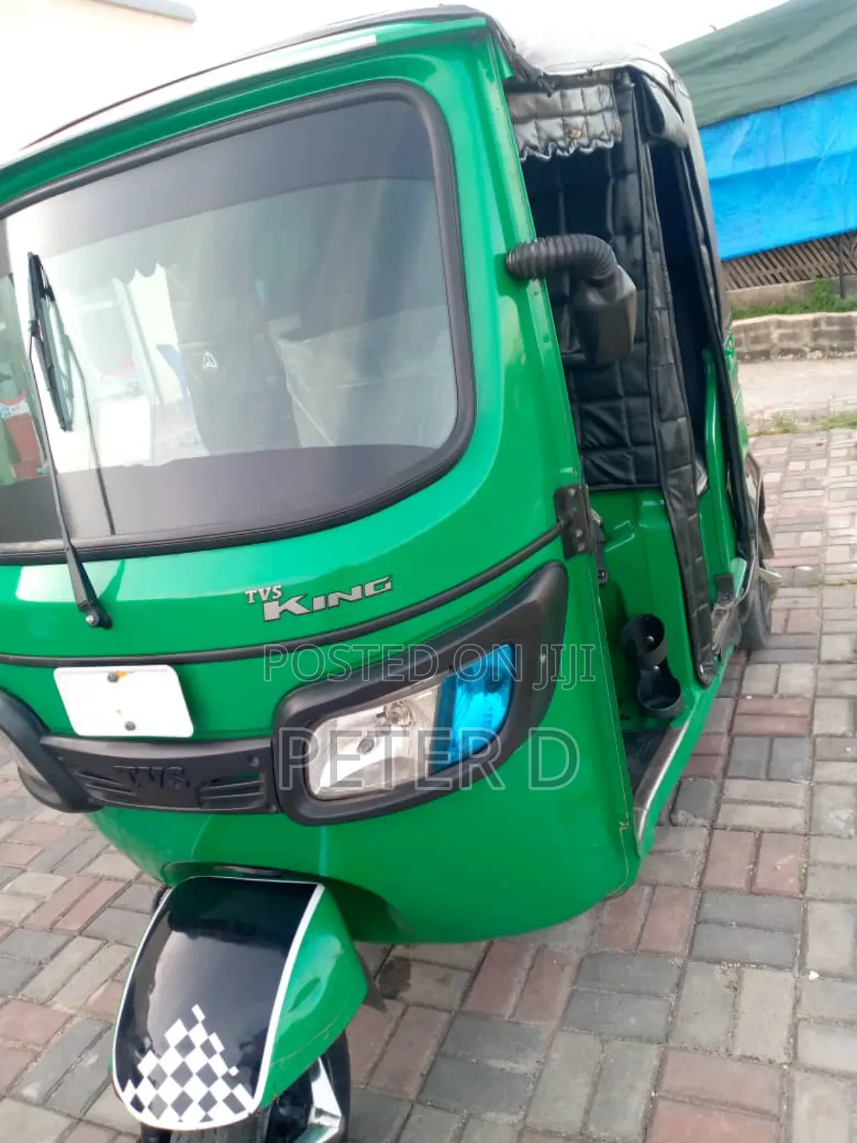 TVS King Deluxe Plus iTouch Start 2024 Green