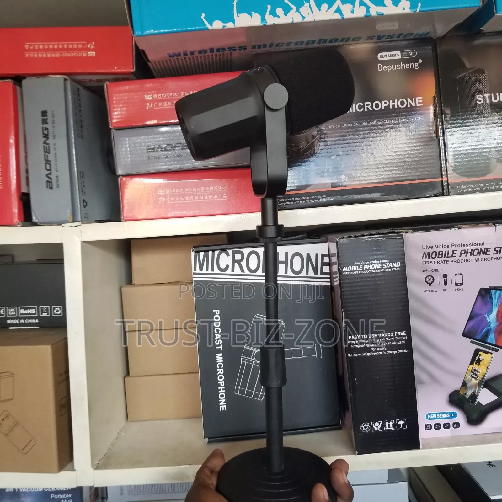 Adroid/Ios /Laptop/Mixer/ Soundcard Podcast Microphone