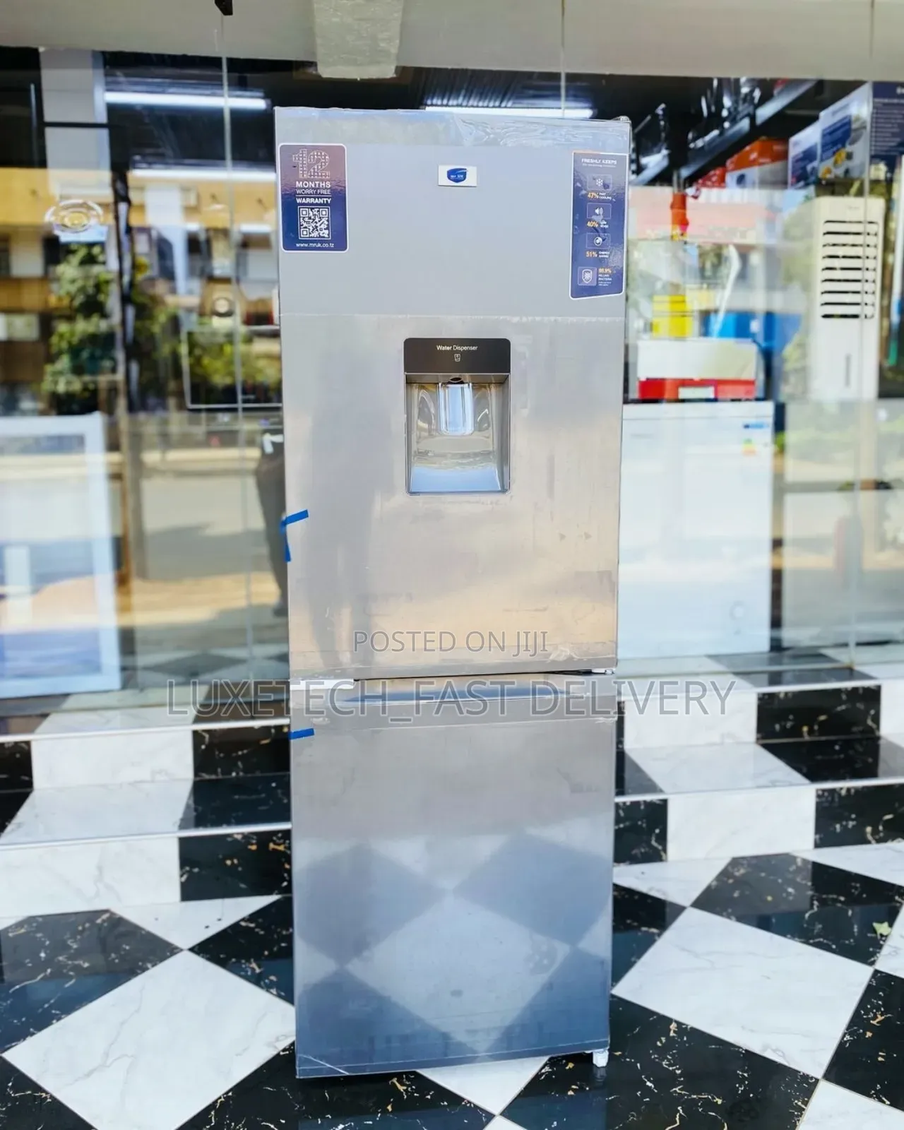 Mr Uk Fridge 243 Litres With Water Dispenser