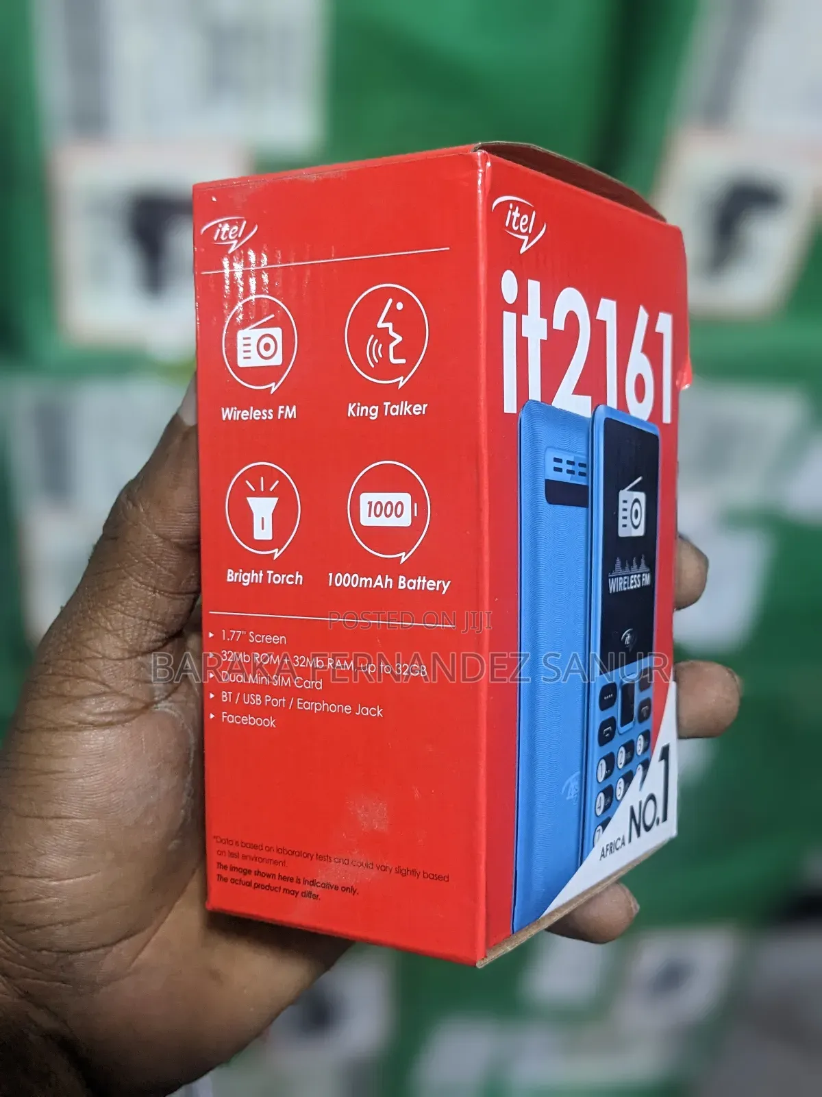 New Itel it2160 Black