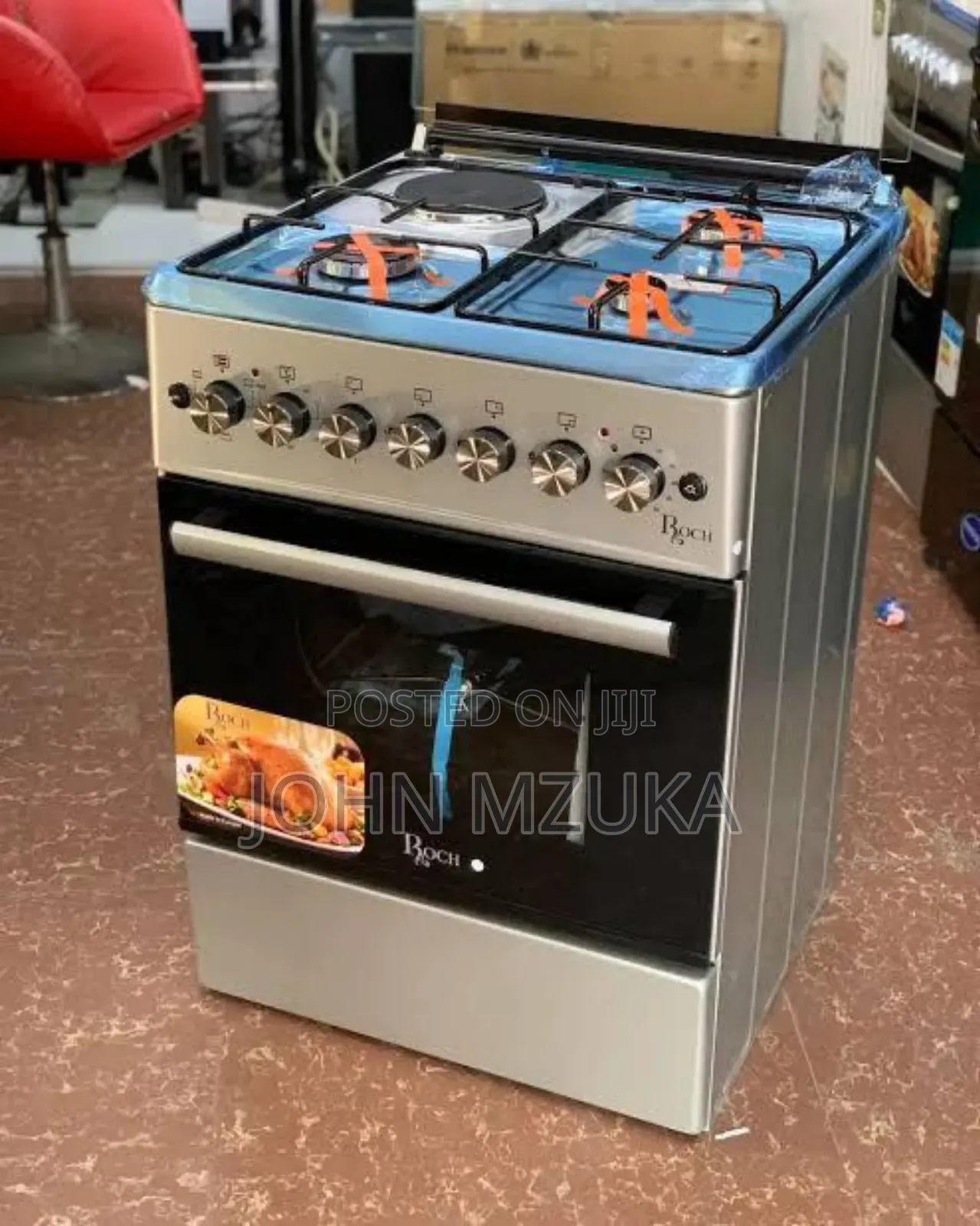 Offer Offer Roch 60*60 Plat3 Gas Plat1 Umeme Na Oven