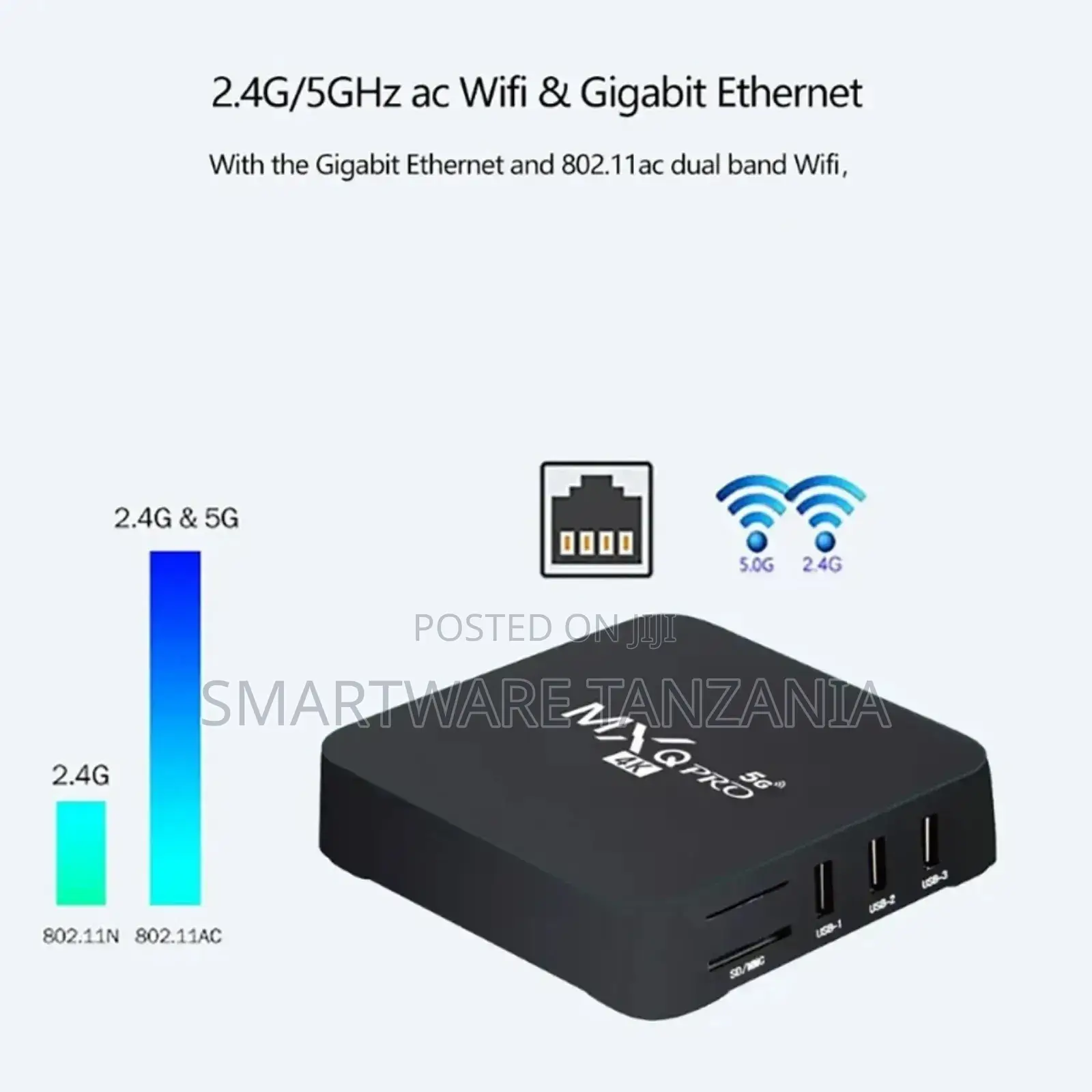 MXQ Pro Ultra HD 64bit Wifi Android 4 Core Smart TV Box