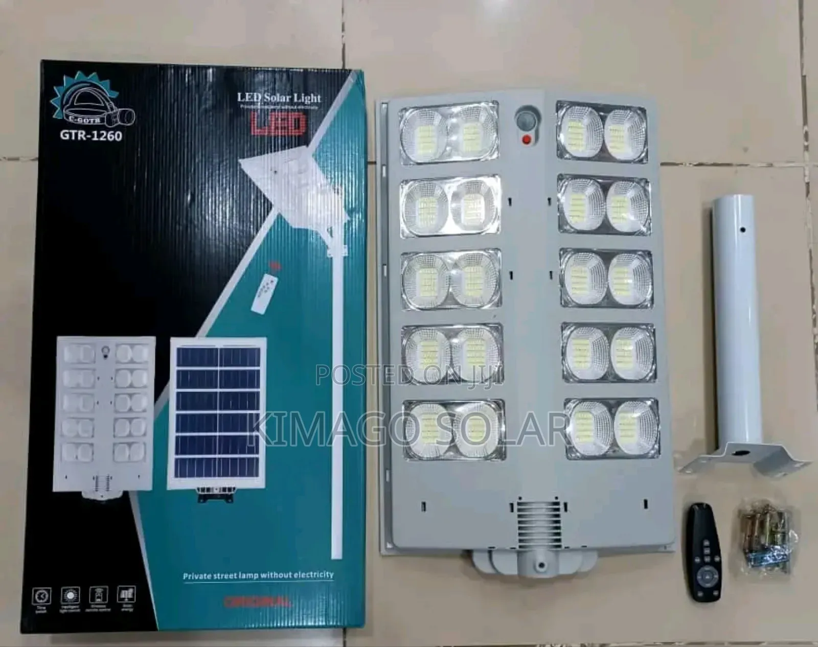 Taa Solar Ya Nje 3000W Pata Kilicho Bora
