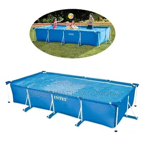 4M Rectangular Frame Above Ground Outdoor Swimming Pool