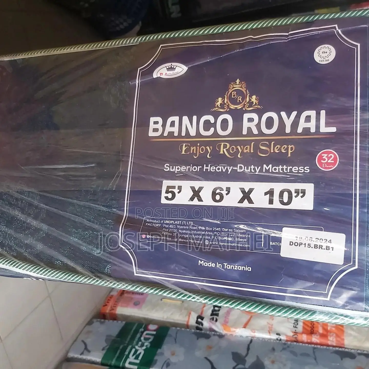 Godoro Ya Banko Royal Density 32 Warranty Miaka 8