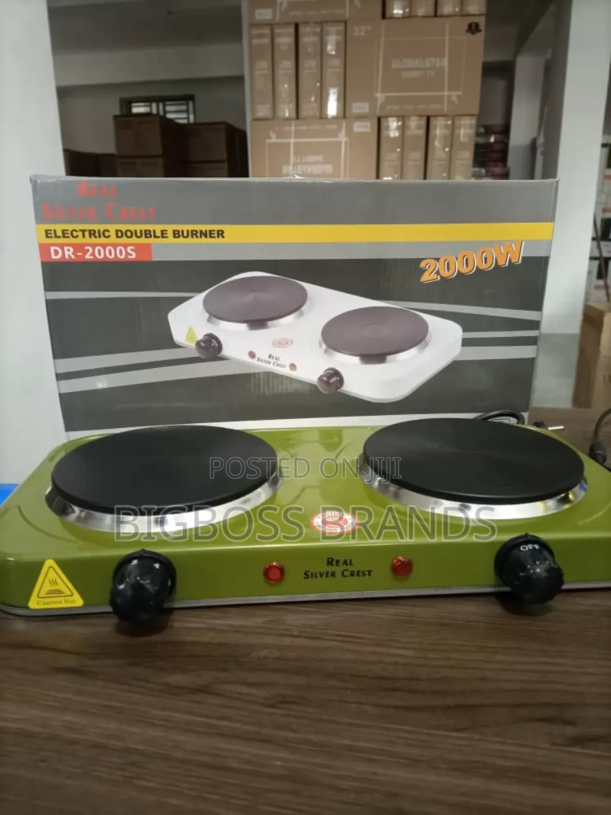 Silver Crest Electric Double Burner DR-2000S 2000w