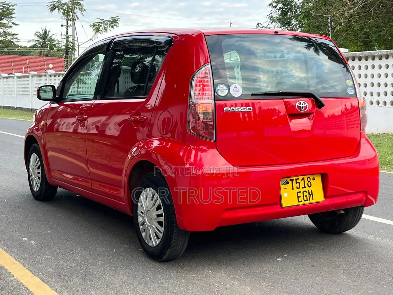 Toyota Passo 1.0 AWD 2008 Red