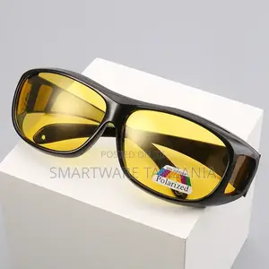 HD Night/Day Vision Wraparound Sunglasses 100% UV Protection