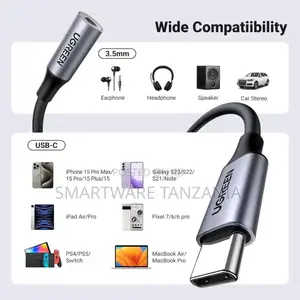 Ugreen Lightning To 3.5 Mm Headphone Jack Adapter For iPhone