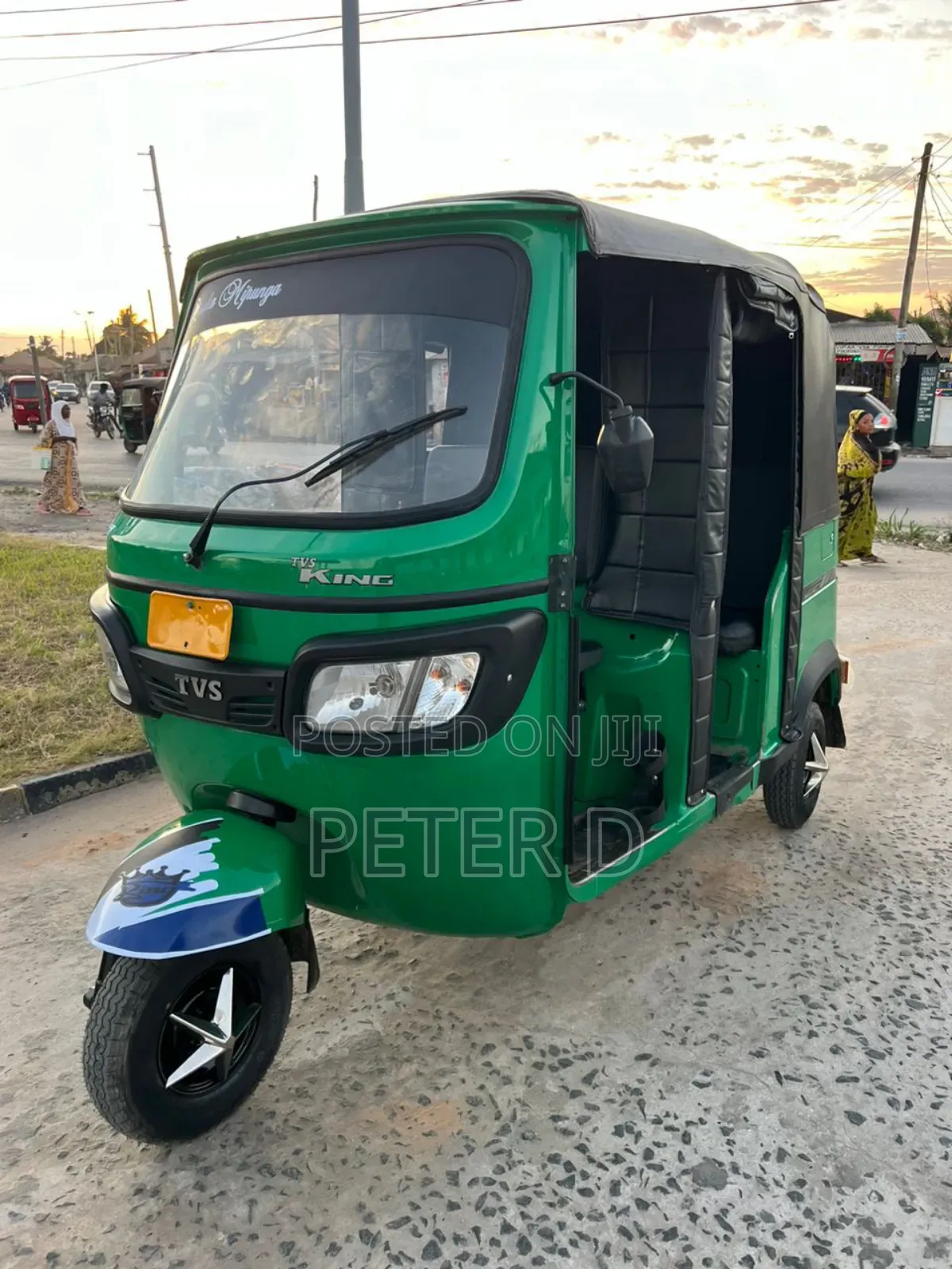 TVS King Deluxe Plus iTouch Start 2024 Green