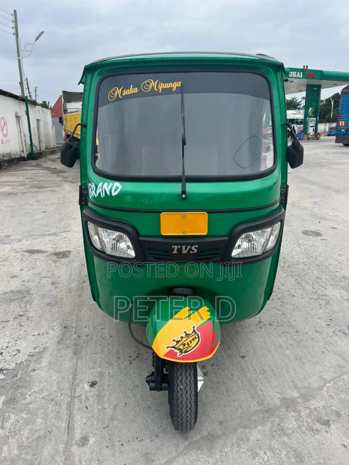 TVS King Deluxe Plus iTouch Start 2024 Green