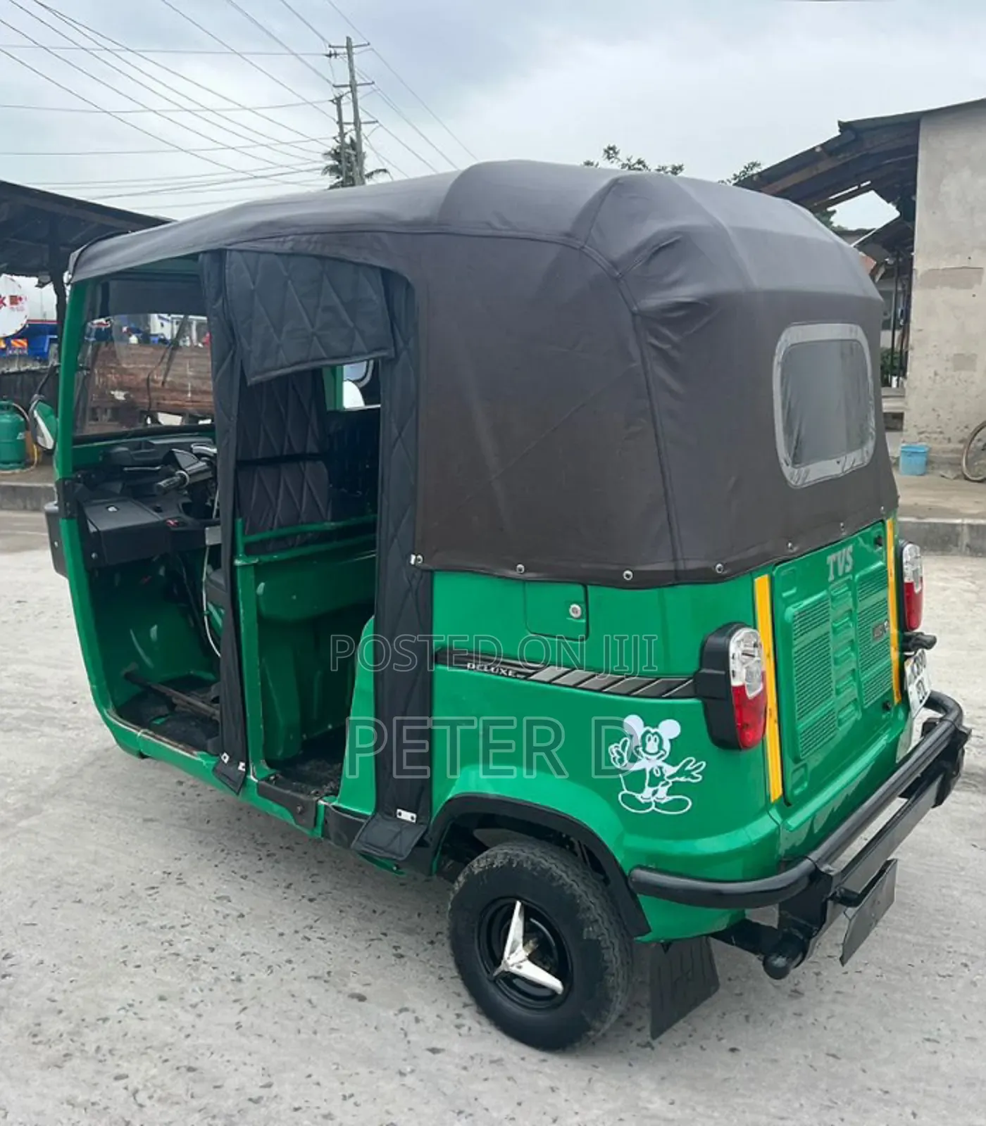 TVS King Deluxe Plus iTouch Start 2024 Green