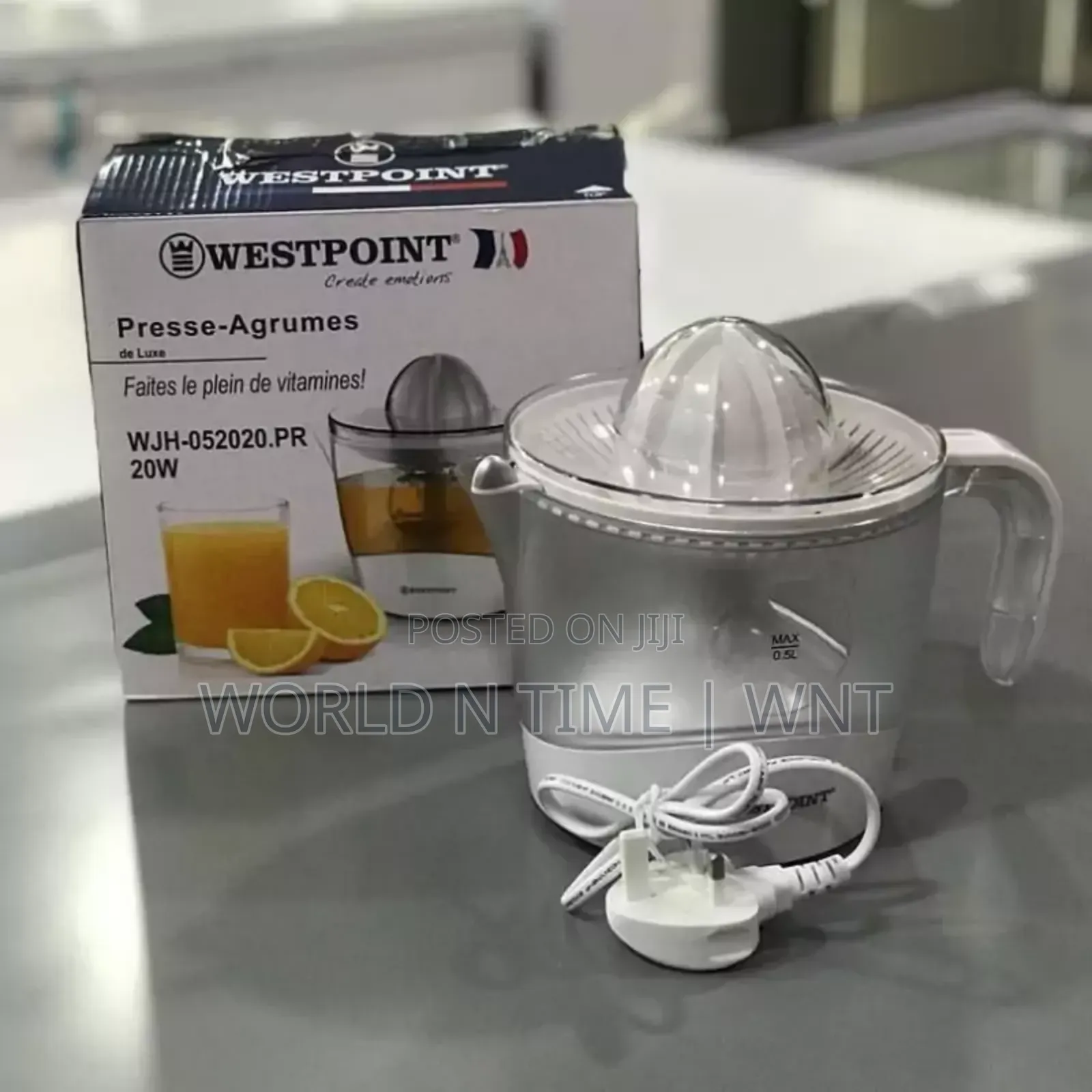 Westpoint Citrus Juicer 0.5L 20W Plastic WJH-052020.PR