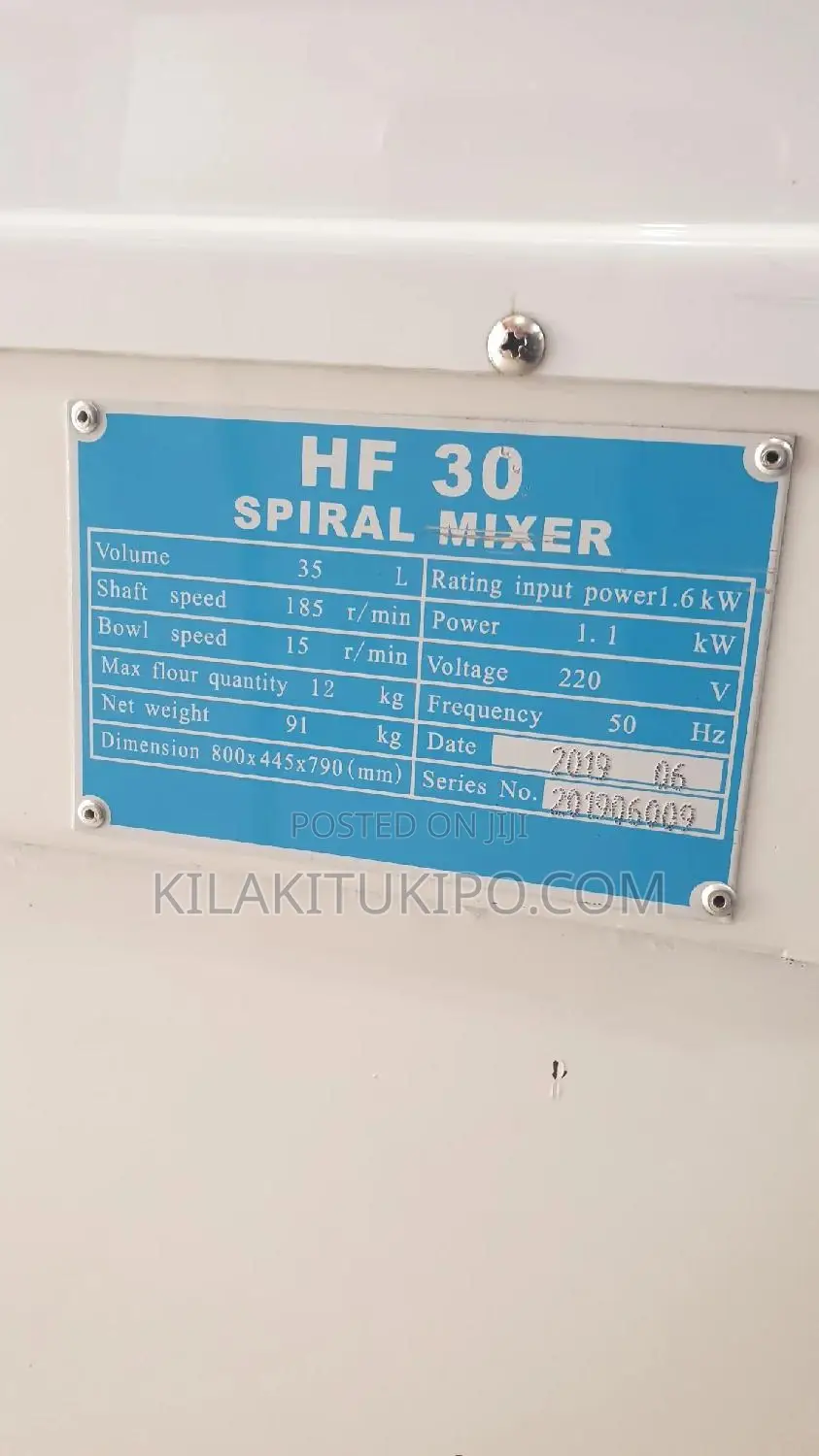 Spiral Mixer Machine 12 Kg