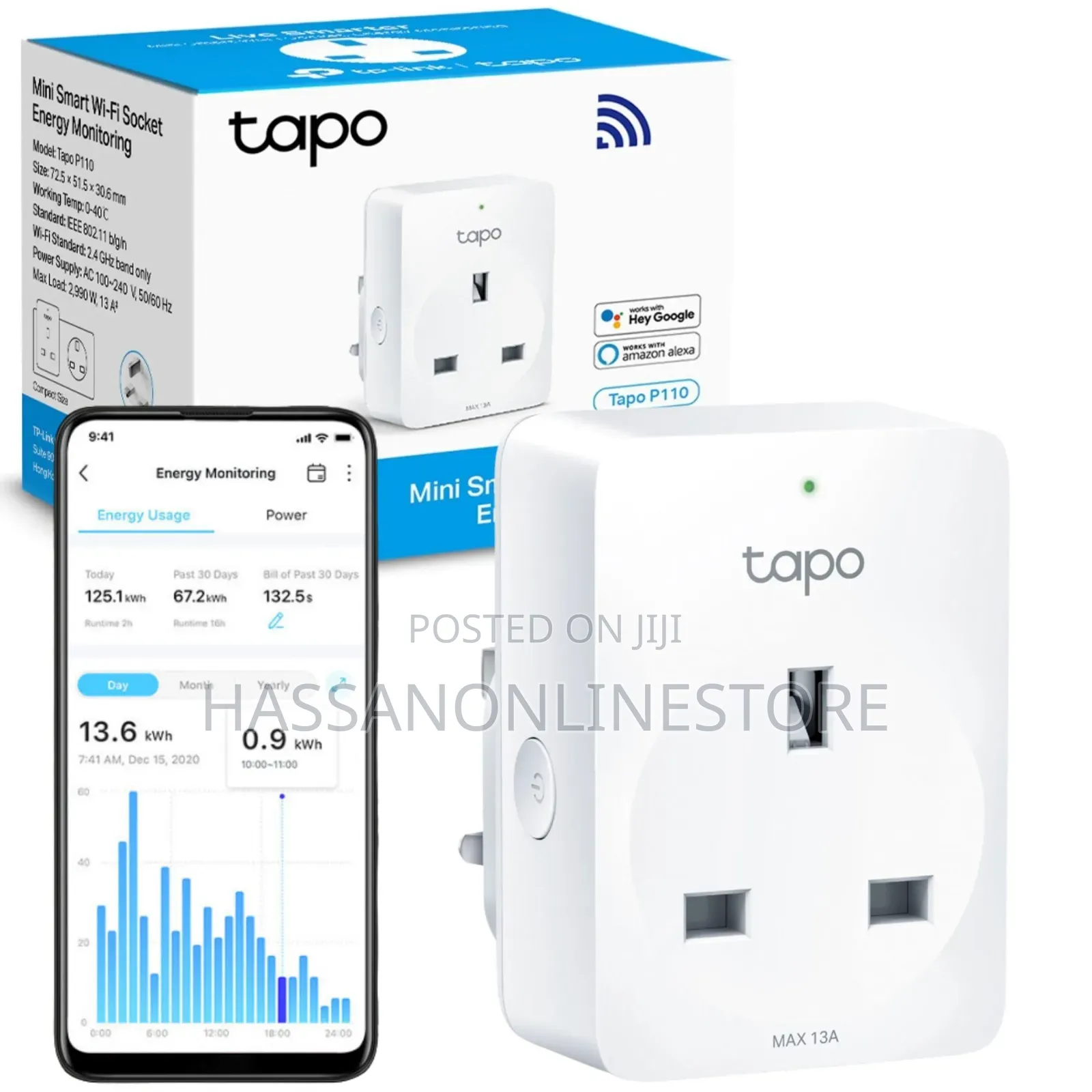 Tp-link Tapo P100 Mini Smart Wi-fi Socket Outlet