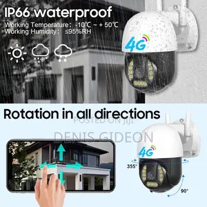 4g Camera Indoor Outdoor Solar Camera