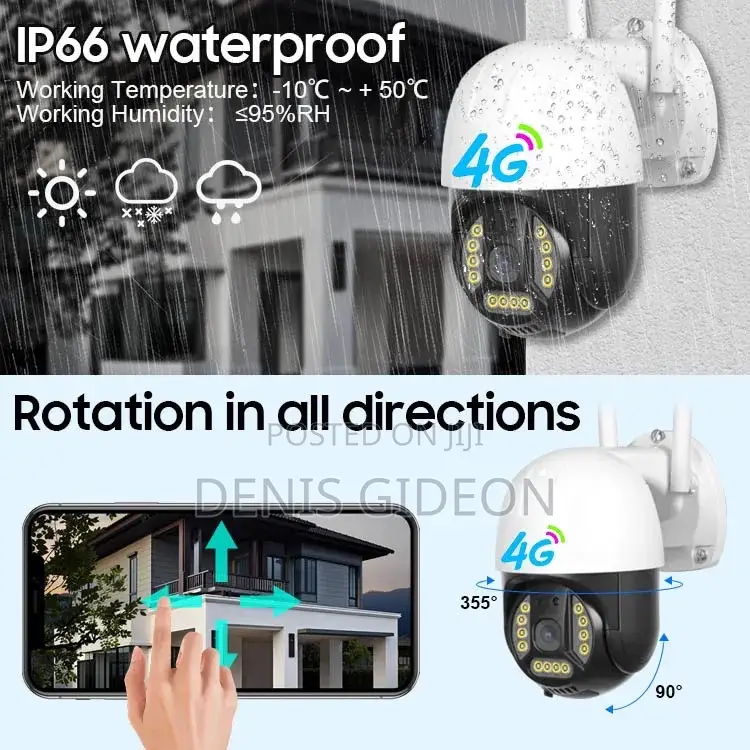 4g Camera Indoor Outdoor Solar Camera
