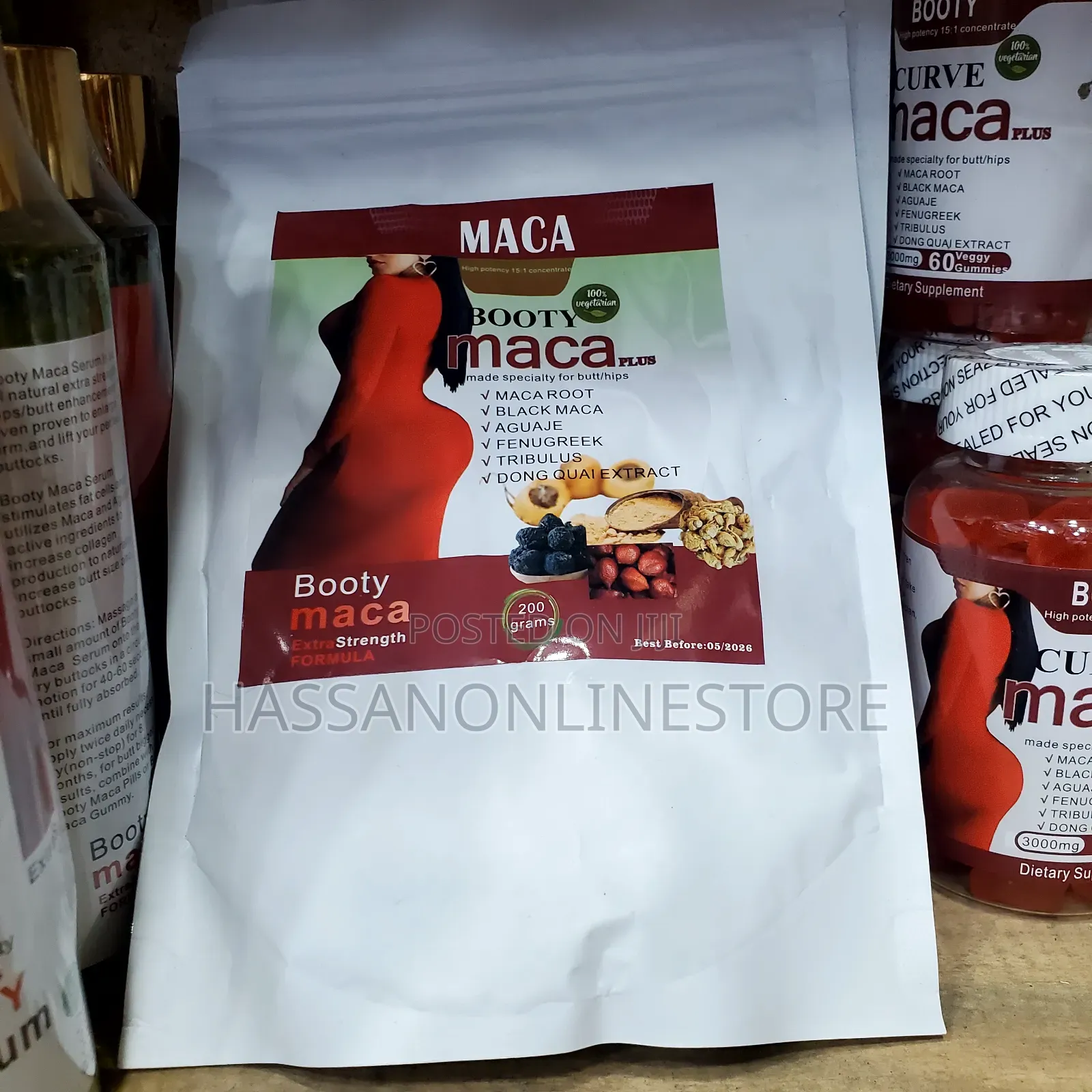 Maca Booty Maca Plus Made Specially for Butt / Hips 200g