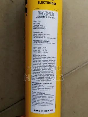 Aluminium Electrode Stick E4043 4.0mm 1KG