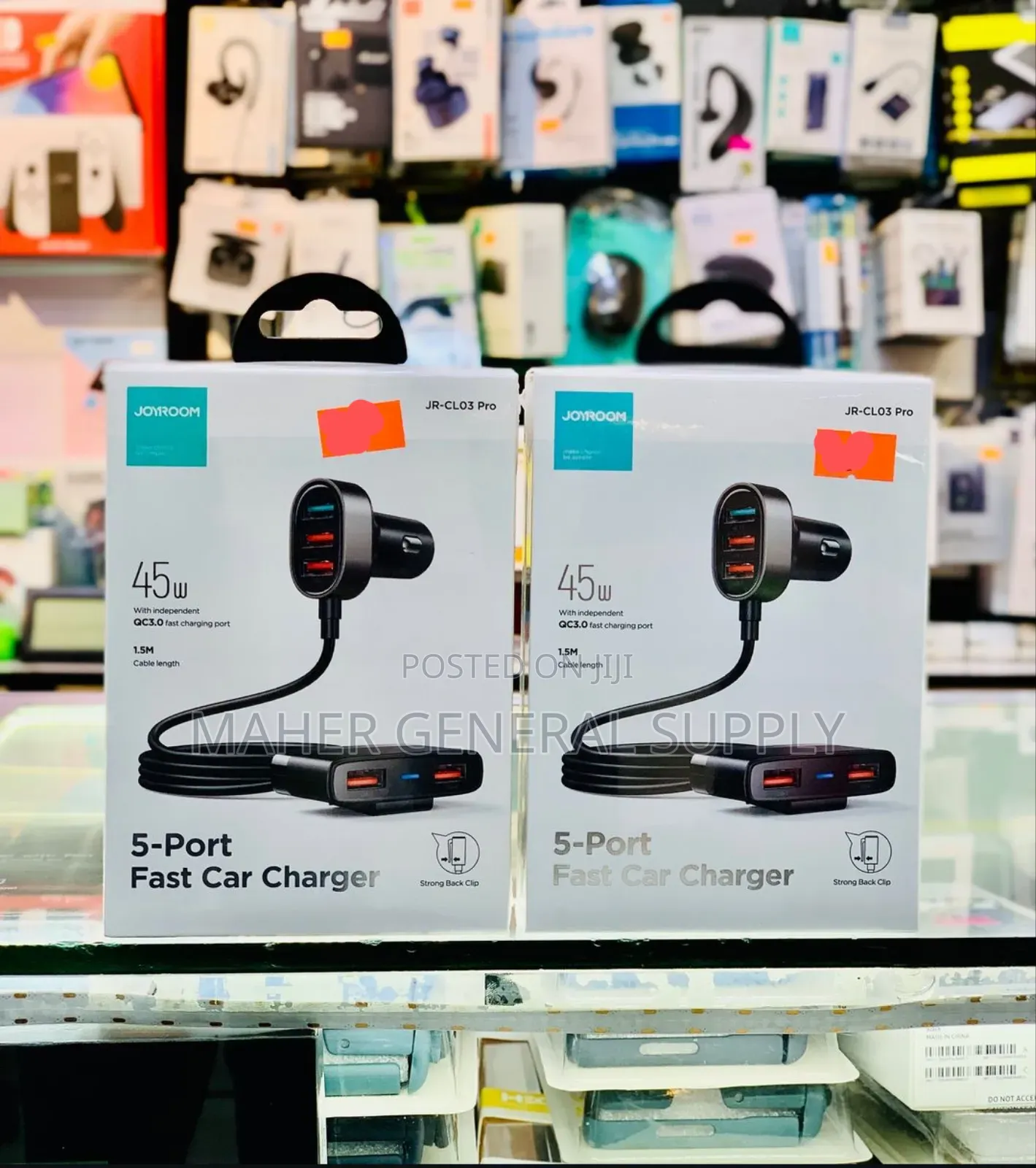 5 Port Fast Car Charger