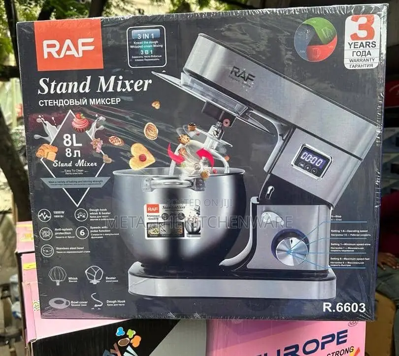Raf Digital Stand Mixer 8L