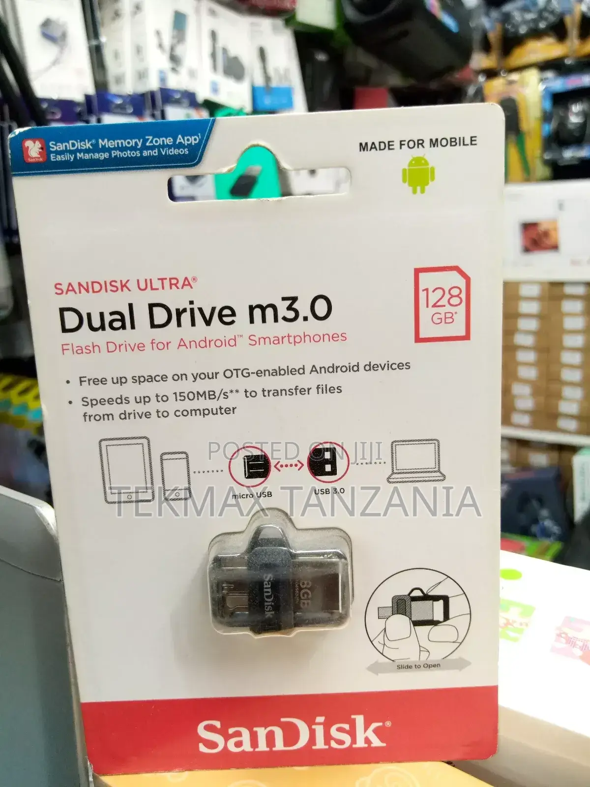 Micro Usb + Usb 3.0 Dual Drive 128GB