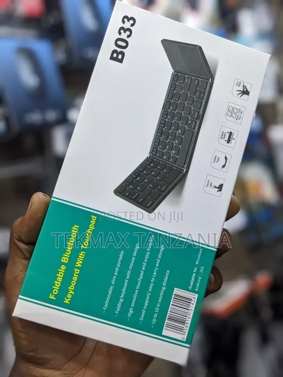 Foldable Bluetooth Keyboard With Touchpad