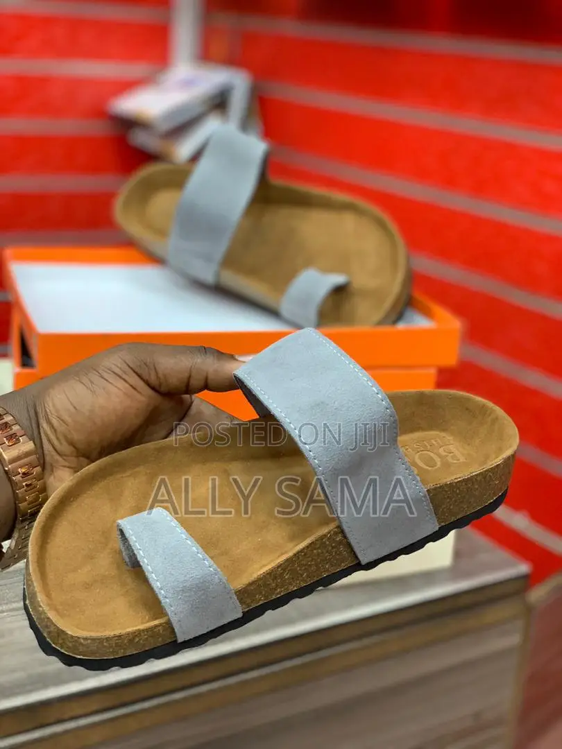 Open Shoes Boss Material Leather