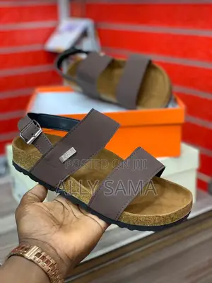 Open Shoes Boss Material Leather