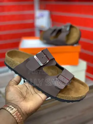 Open Shoes Boss Material Leather