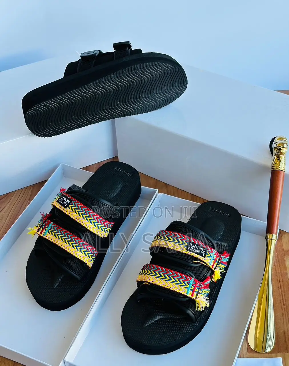 Open Shoes GUCCI Black Original