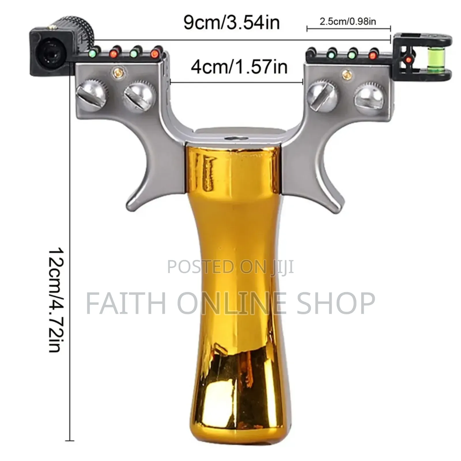 Powerful Laser Hunting Slingshot Upgrade Double Screw