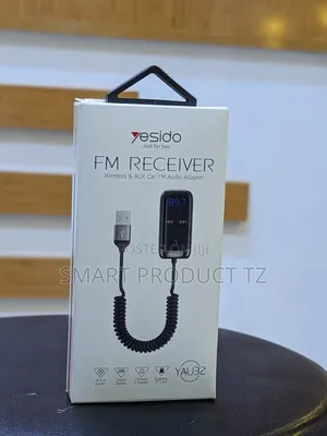 FM RECEIVER ( Wireless Aux Car FM Audio Adapter)