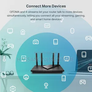 Tp-Link AX3000 Dual Band Gigabit Wi-Fi 6 Router Archer AX55