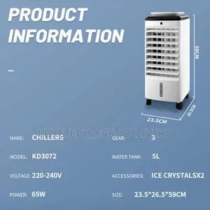 DSP Indoor Air Cooler 5-Litres Water Tank 65w