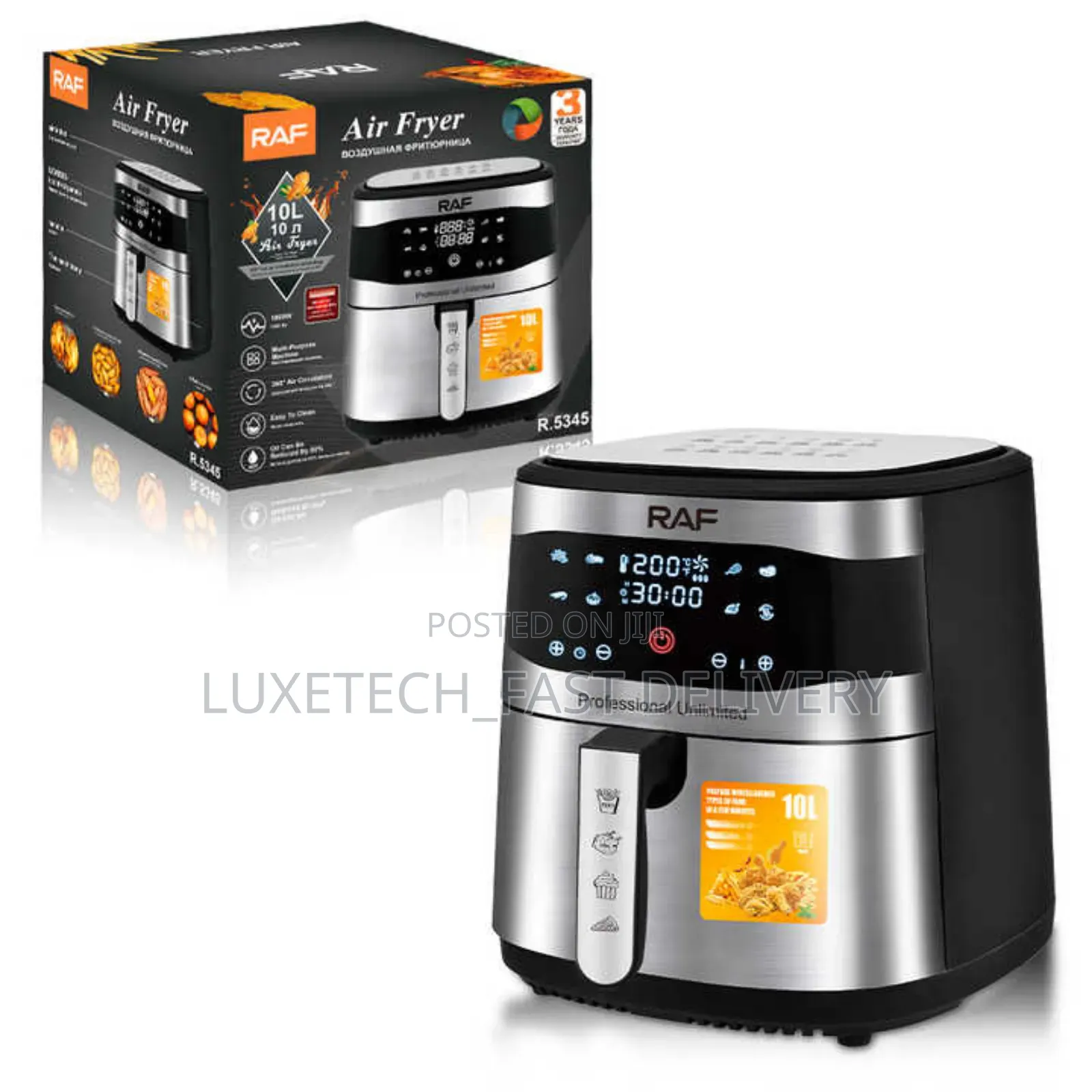 Raf Digital Air Fryer 10L