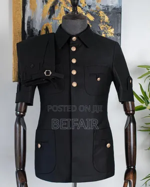 Kaunda Suti Za Kiume | Men's Safari Suits | Short Sleeves