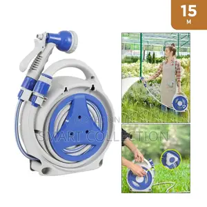 Multi-Purpose 15m Hose Reel Set for Garden