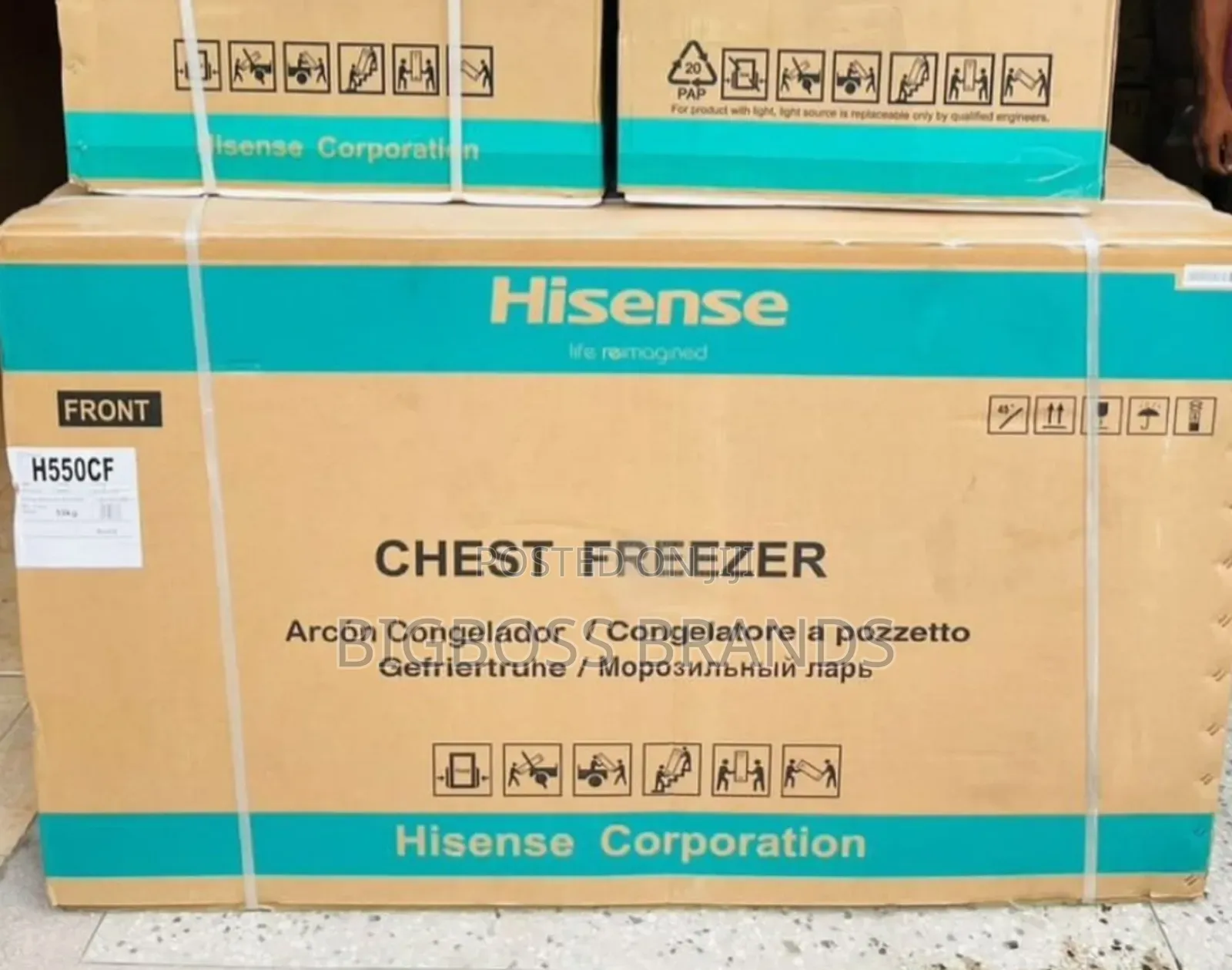 Hisense Freezer 420L H550CF