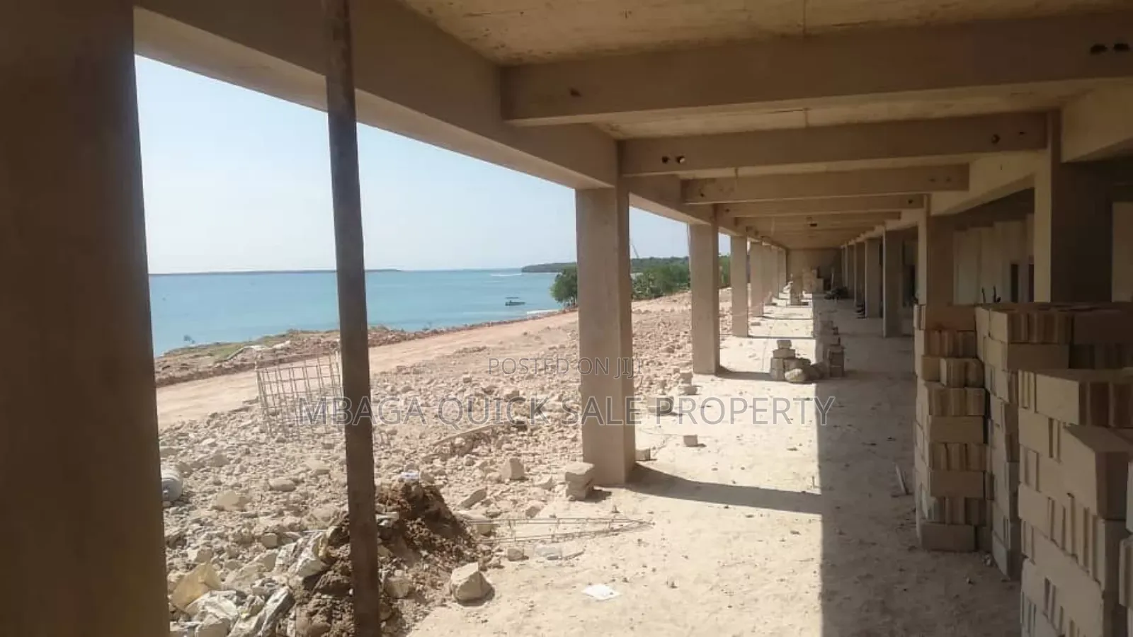 Beach Front Reustaurent Available for Rent at Masaki