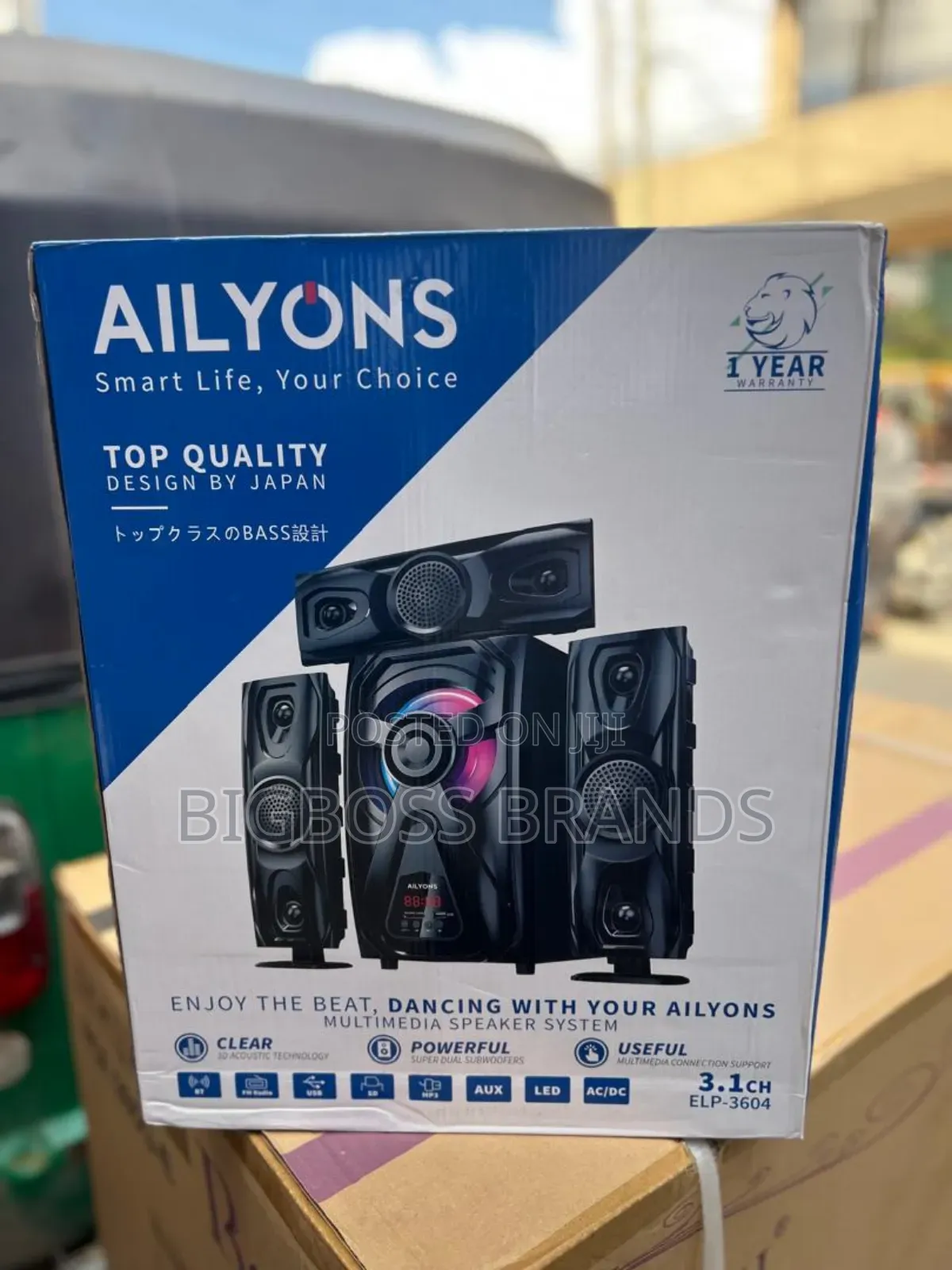 Ailyons Subwoofer ELP 3604