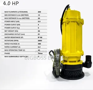 Deep Pump /Sewage Pump 4.0HP