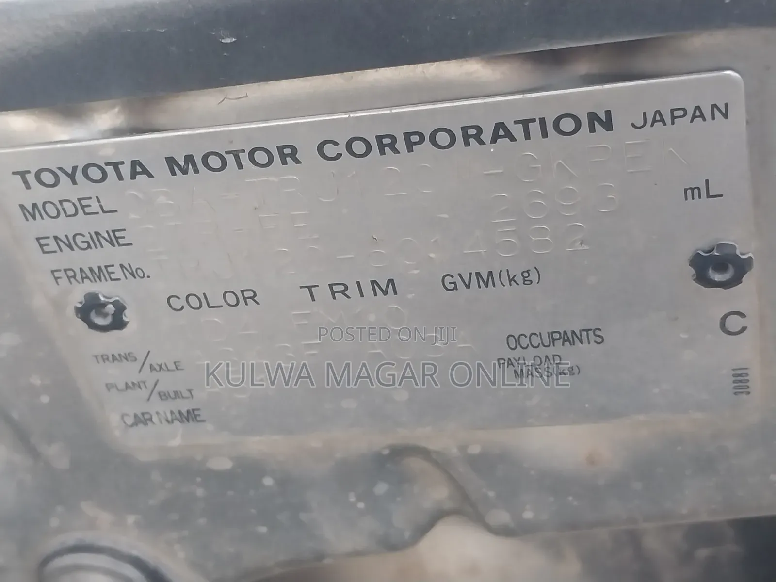 Toyota Land Cruiser Prado 2006 Silver