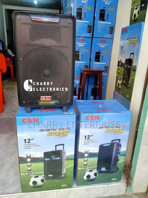 CSN PROFESSIONAL Rechargeable Battery Speaker System 8000W