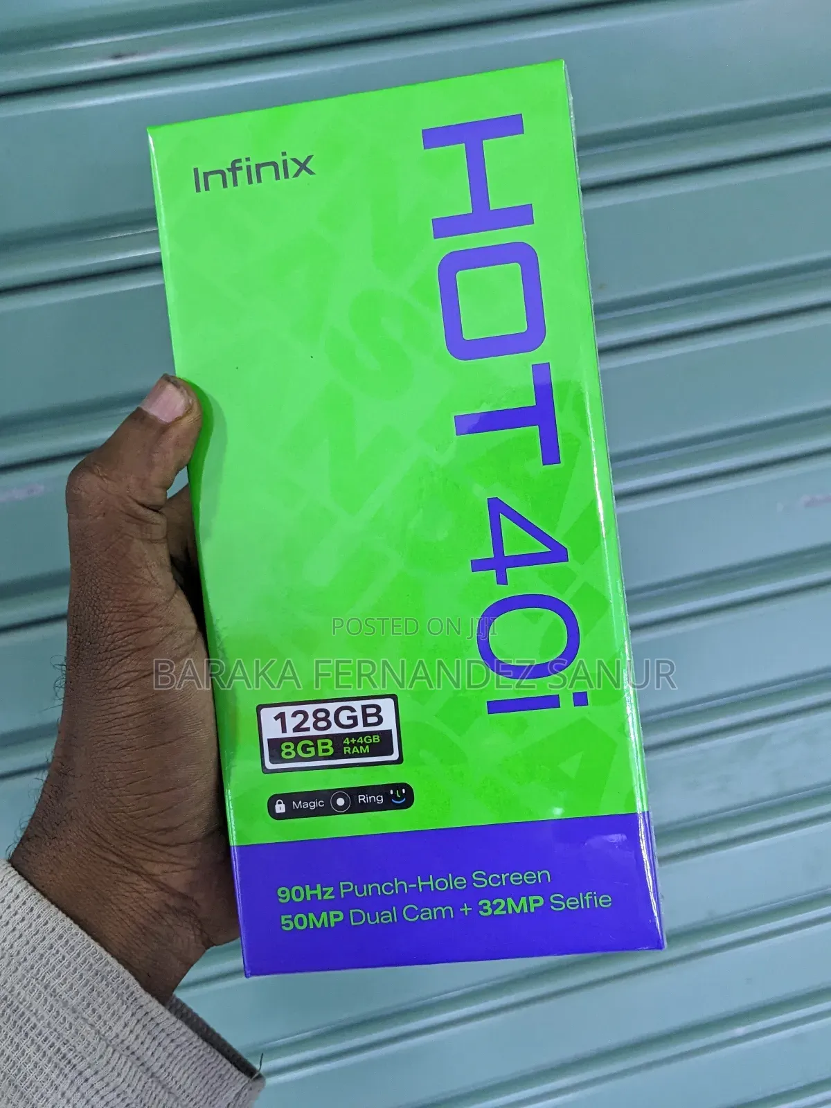 New Infinix Hot 40i 128 GB Black