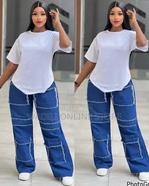 2 PCS Cargos Jeans