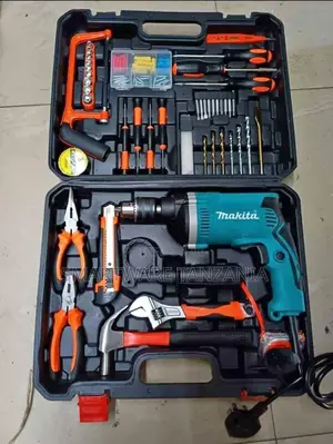 Household Tool Kit Set With Drill Case - Cordless Drill Set
