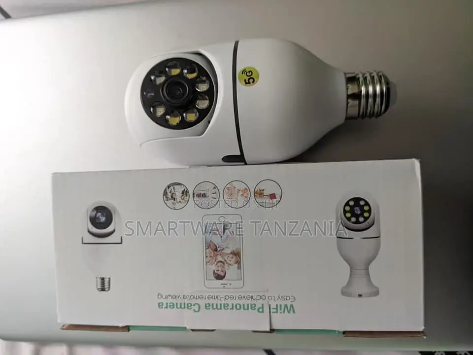 1080P HD Bulb PTZ IP CCTV Wireless Security Camera Tilt Zoom