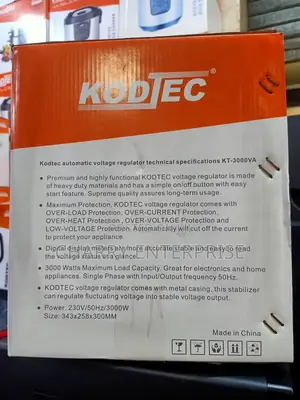 Kodtec Automatic Voltage Regulator/ Stablelizer 3000W